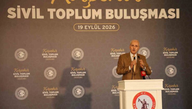 TBMM Başkanı Kurtulmuş Kırşehir’de konuştu, barış yolunda geri dönüş yok dedi