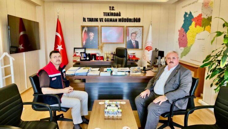 Tekirdağ Tarım ve Orman Müdürü Aksoy’a ziyaret