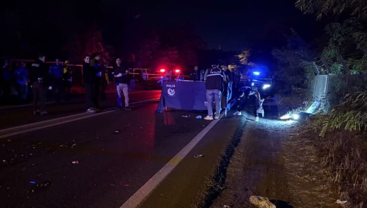 Tekirdağ’da devrilen motosikletin sürücüsü öldü