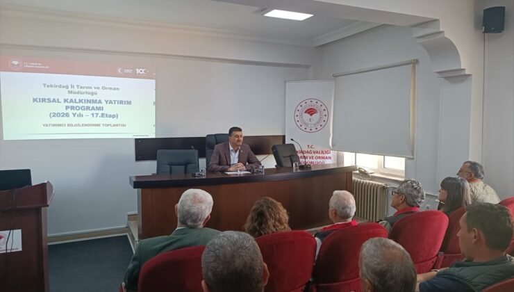 Tekirdağ’da hibe hakkı kazanan yatırımcılara bilgilendirme toplantısı yapıldı
