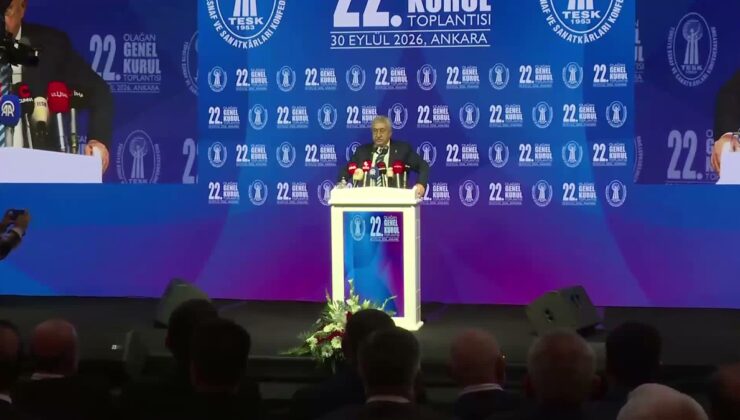 TESK 22. Olağan Genel Kurulu… Genel Başkan adayı Yiğiner: Biz sadece hizmet için aday olduk