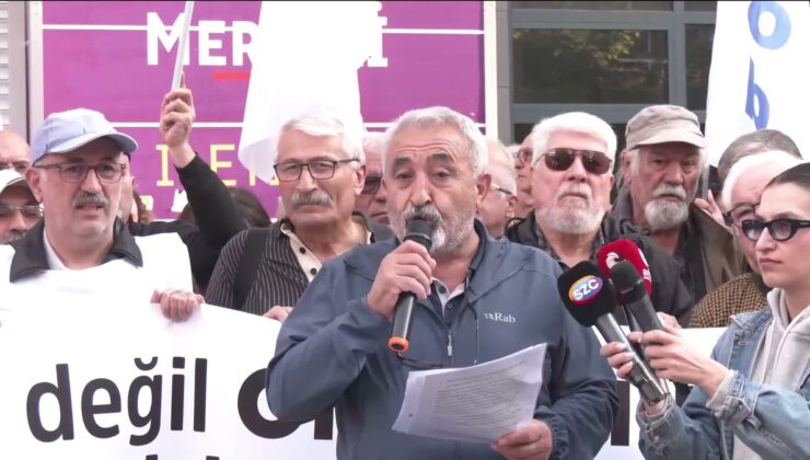 Tüm Emekliler Sendikası AYM önünde yaşamına son veren emekli polis için istifa istedi