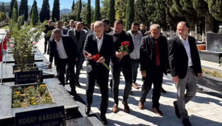 TÜRK-İŞ Genel Başkanı Ergün Atalay, Soma Maden Şehitliği’ni ziyaret etti
