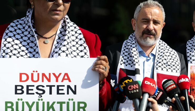 Türkiye Basın Federasyonu, İsrail Başbakanı Netanyahu’yu protesto etti