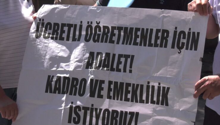 Ücretli Öğretmenlerden MEB Önünde Protesto: ‘Bizi Yok Sayarak Eğitimi Düzeltemezsiniz’