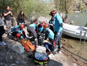 UMKE 11. Bölge Tatbikatı, Kayseri İncesu’da suda boğulma senaryolarıyla başladı