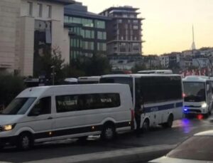 Üsküdar’da kritik seçim öncesi hareketli saatler! Belediye çevresinde geniş güvenlik önlemi