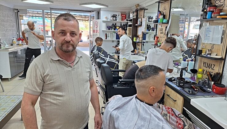 Zonguldaklı berber, bir günlük gelirini DMD hastası çocuğun tedavisine bağışladı