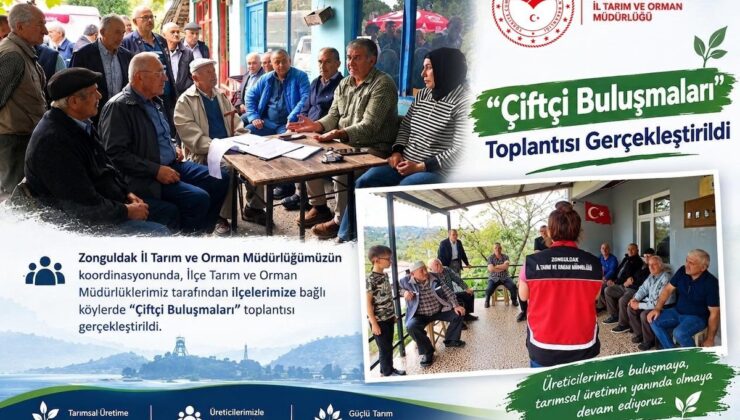 Zonguldak’ta çiftçi buluşmalarında 2027 ÇKS ve tarımsal destekler anlatıldı