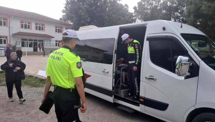 Zonguldak’ta okul servis araçlarına yönelik denetimler eğitim yılı boyunca sürecek