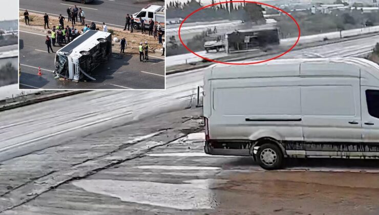 17 yaralının olduğu kaza kamerada! Vali dayanamadı tek cümle söyledi