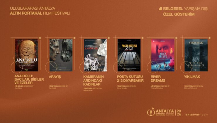 63. Altın Portakal’da yarışma dışı bölümde 3 kısa film, 6 belgesel gösterilecek