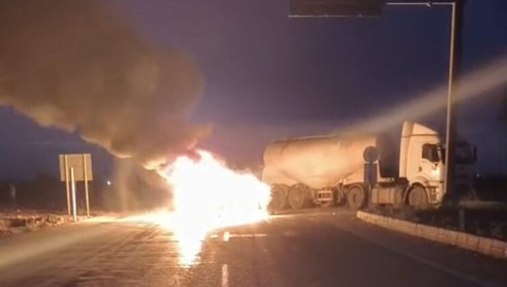 Adana’da TIR’a çarpıp alev alan otomobilin sürücüsü Necati Y. (34) yaralandı
