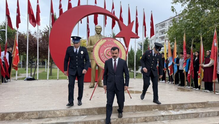 Adıyaman’ın Kahta, Çelikhan ve Gölbaşı’nda 103. yıl Cumhuriyet Bayramı kutlandı