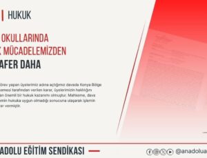 AES, proje okulu görevlendirme davasında Konya BİM’in iptalini duyurdu