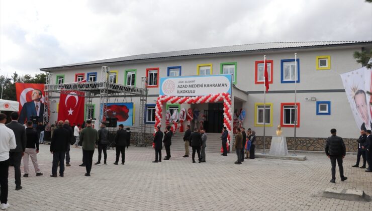 Ağrı’da hayırsever iş insanının yaptırdığı okul ve taziye evi törenle açıldı