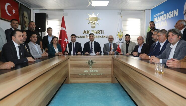AK Parti Adana İl Başkanı Mustafa Özkan, Kozan’da teşkilat ve esnafla buluştu