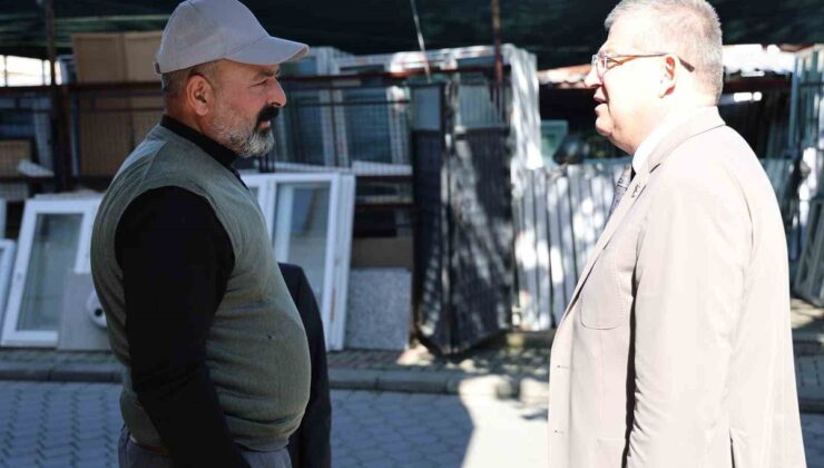 AK Parti Denizli İl Başkanı Subaşıoğlu, Pamukkale Hacı Kaplanlar’da esnafla buluştu