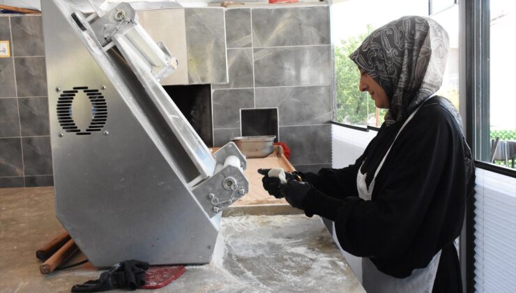 Aksaraylı engelli kadın, 735 bin lira İŞKUR hibesiyle pide fırını açtı