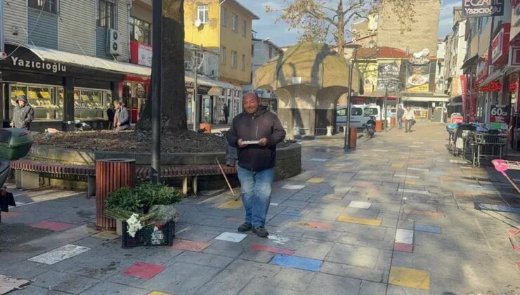 Alaplılı engelli ayakkabı boyacısı, hayvanlara duyarlılığıyla Ankara’da ödül aldı