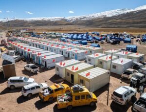 Albüm: Çin’in Xizang (Tibet) bölgesindeki depremzedelere prefabrik ev desteği