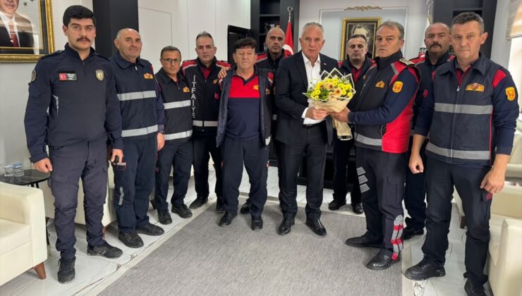 Amasya Taşova’da İtfaiye Haftası, sirenli şehir turu ve ziyaretle kutlandı