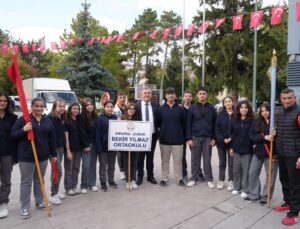 Ankara Çubuk’ta Cumhuriyet’in 103. yılı için çelenk sunma töreni yapıldı