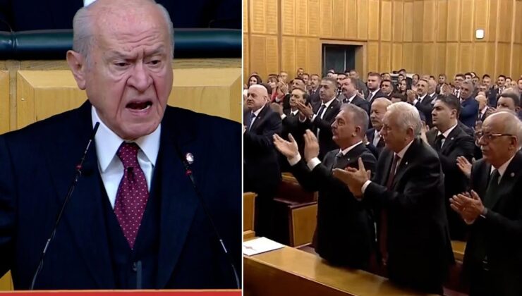 Bahçeli’den salonu ayağa kaldıran sözler! Partililer ayakta alkışladı