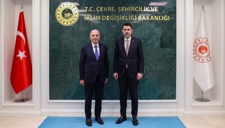 Bakan Kurum, Ümraniye Belediye Başkanı Yıldırım ile kentsel dönüşümü görüştü