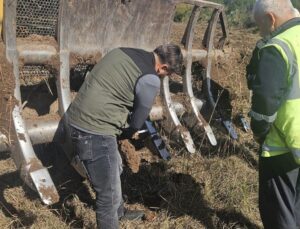 Balıkesir Gönen’de 250 hektarlık endüstriyel plantasyon sahasında inceleme yapıldı