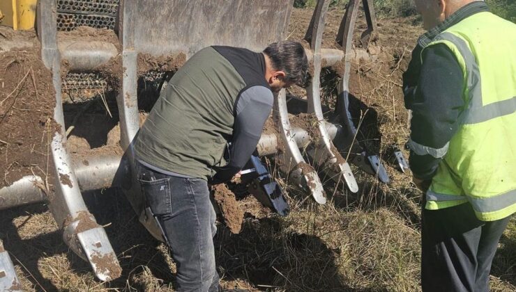 Balıkesir Gönen’de 250 hektarlık endüstriyel plantasyon sahasında inceleme yapıldı