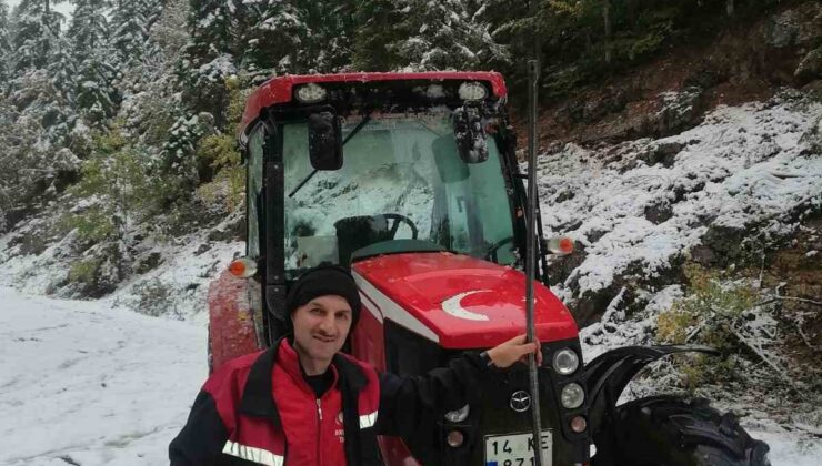 Bartın’da yılın ilk karı etkili oldu, Ardıç’ta kalınlık 10 santimetreyi buldu