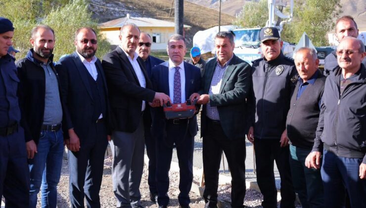 Bayburt Ortaçimağıl’da köy konağı için temel atma programı düzenlendi