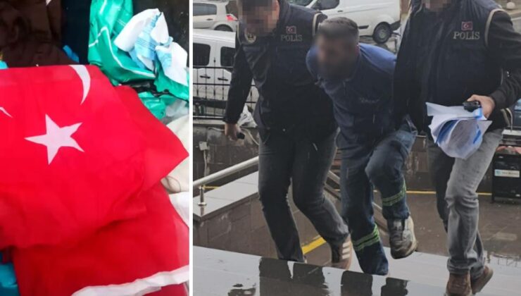 Bayrak provokasyonunda şok gerçek! “Vatan hainleri” diyerek paylaştı, meğer tık uğruna yapmış