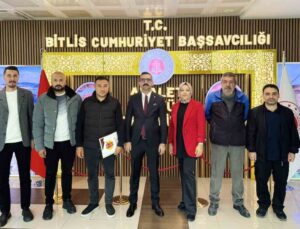 BİGACEM heyeti, Başsavcı Kandemir’e hayırlı olsun ziyaretinde bulundu