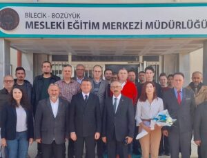 Bilecik Bozüyük’te meslek liselerini Daire Başkanı Faideci inceledi