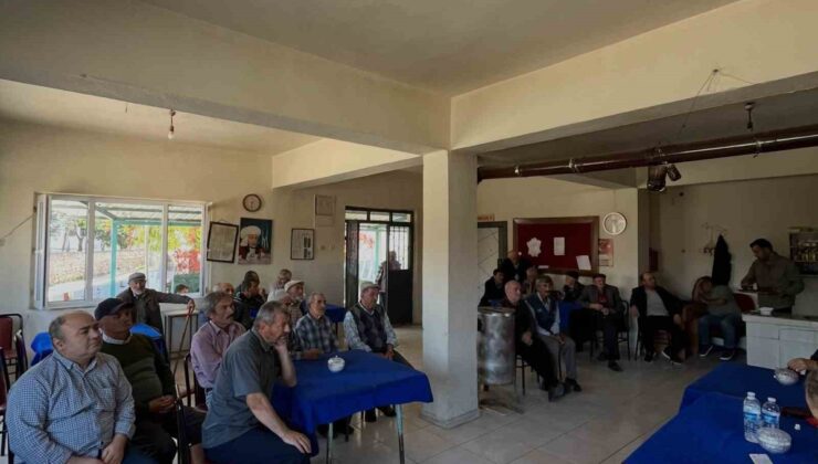 Bilecik’in Alpagut köyünde Tarım Müdürü Ayvalık çiftçileri dinledi