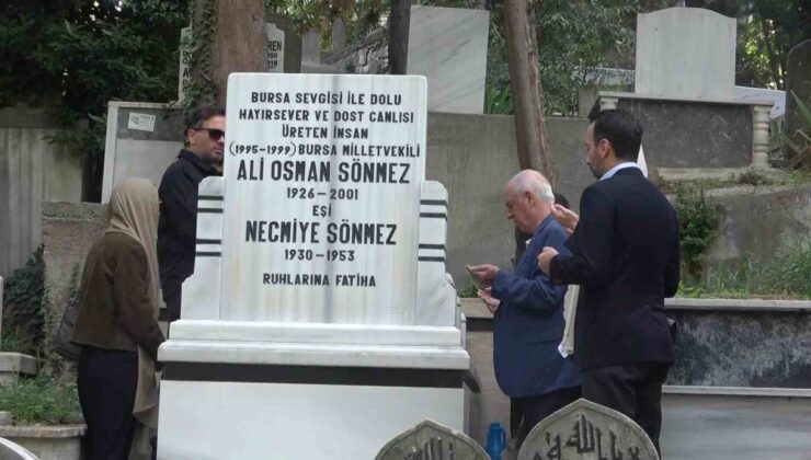Bursalı iş insanı Ali Osman Sönmez, 25. ölüm yıl dönümünde Emirsultan’da anıldı