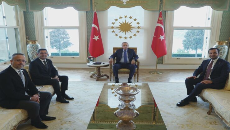 Cumhurbaşkanı Erdoğan, Çekmeköy Belediye Başkanı Orhan Çerkez’i kabul etti