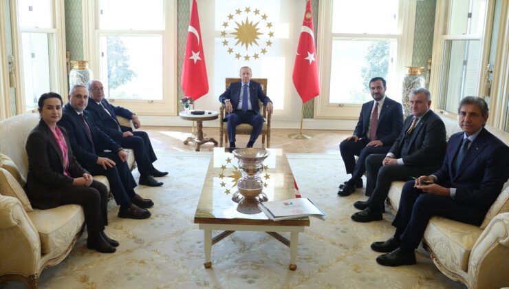 Cumhurbaşkanı Erdoğan, Şile Belediye Başkan Vekili Sacit Terzi’yi kabul etti