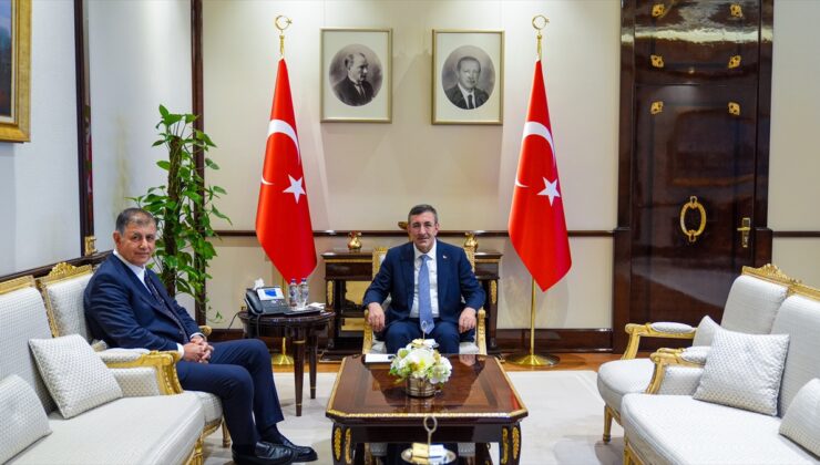 Cumhurbaşkanı Yardımcısı Yılmaz İzmir Büyükşehir Belediye Başkanı Tugay’ı kabul etti