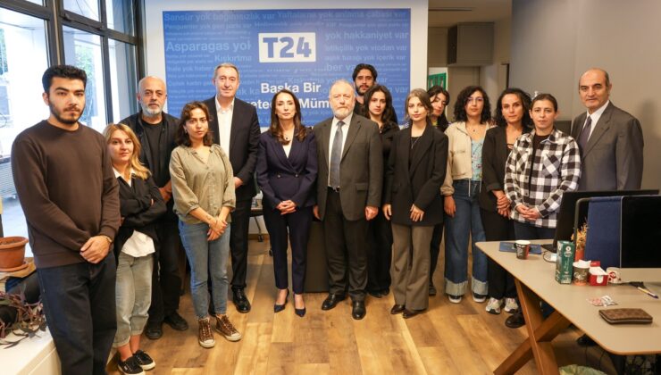 DEM Parti eş genel başkanlarından T24’e dayanışma ziyareti