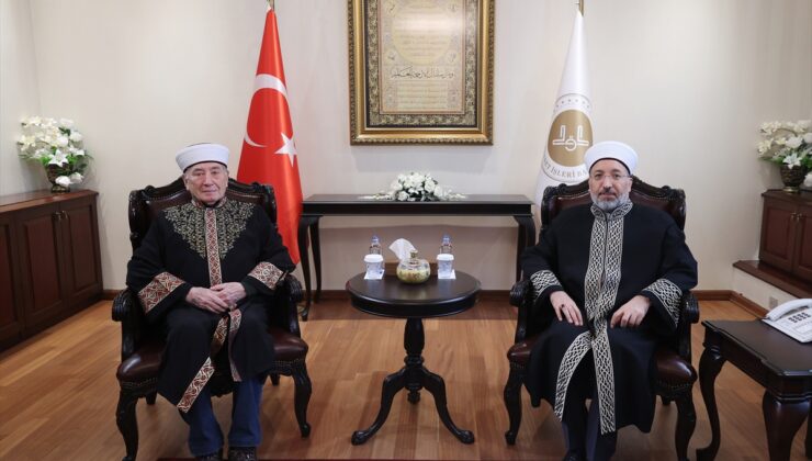 Diyanet İşleri Başkanı Arpaguş, Belarus Müftüsü Şabanoviç ile işbirliğini ele aldı