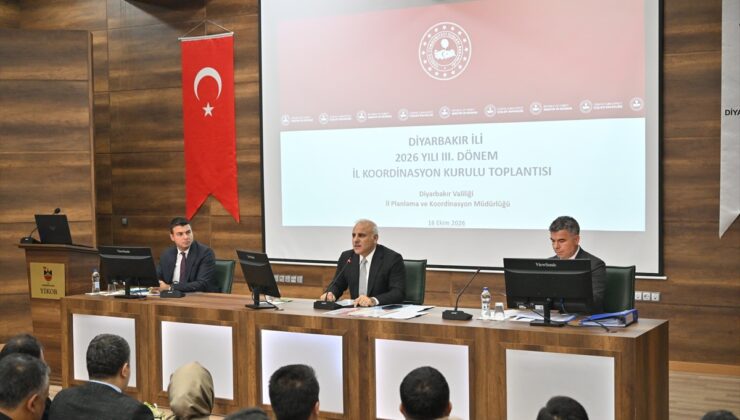 Diyarbakır’da İl Koordinasyon Kurulu toplantısında 559 proje ele alındı