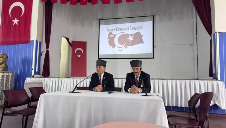 Edirne’de gaziler öğrencilerle buluştu