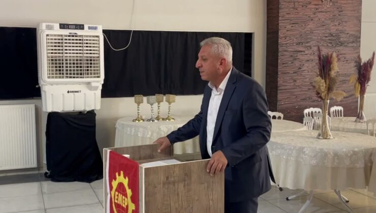 EMEP Başkanı Aslan Kayseri’de son 3 yılda 110 işçinin iş cinayetlerinde öldüğünü söyledi