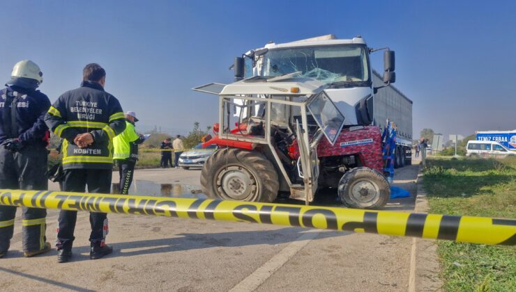Erbaa’da askeri TIR’la çarpışan traktördeki Hatice Bolat (75) hayatını kaybetti