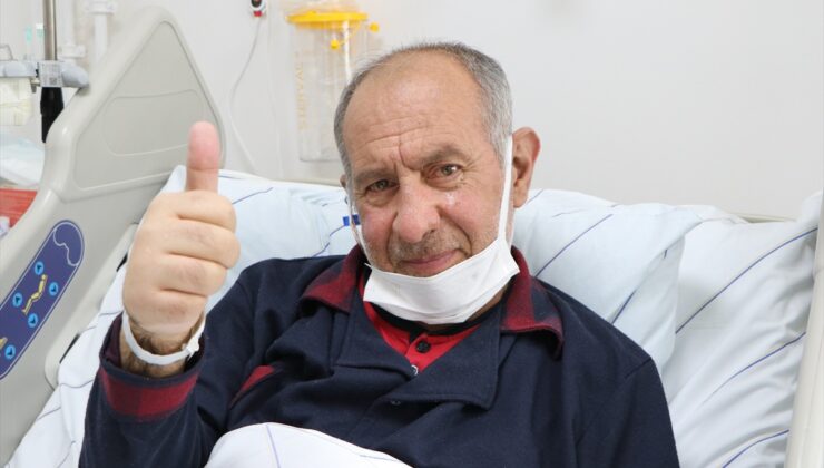 Erzurum’da 11 yıldır diyaliz gören Metin Demir doğum gününde böbrek nakli oldu