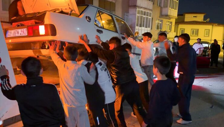 Erzurum’da 14 araçlık konvoyla kız istemeye giden Şahin, mahalleliden özür diledi