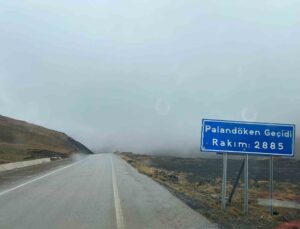 Erzurum’da kar ve yoğun sis ulaşımı felç etti, görüş mesafesi 8-10 metreye düştü